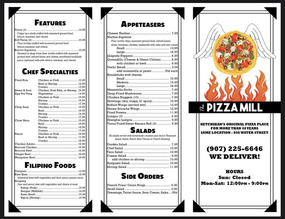 Pizza Mill Menu image 3